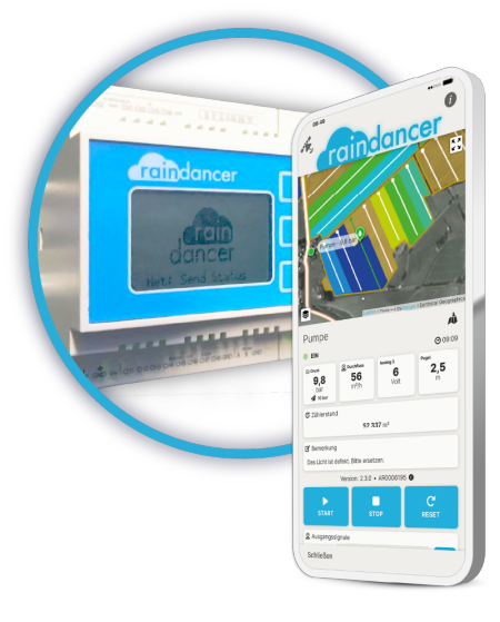 Raindancer Beacon — IoT-enhet för pumpstyrning